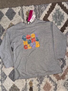 Times Two Maternity Cool Moms Club Sweatshirt